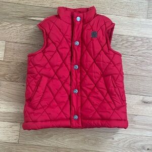 Janie and Jack Puffy Vest with buttons and pockets